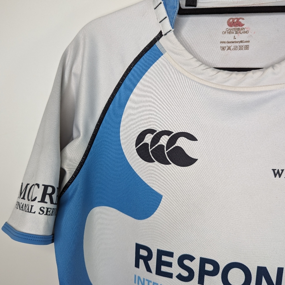 Official Canterbury Glasgow Warriors Away Pro-fit Rugby Jersey from the 2009/10 - Picture 3 of 15